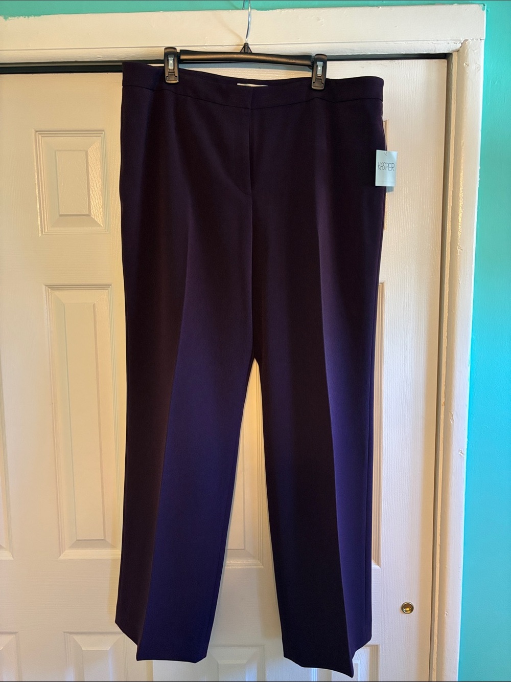 Kasper Women's Plum Straight-Leg Trousers